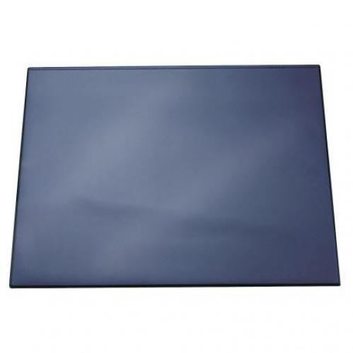 Durable Desk Mat With Clear Overlay 52x65cm Dark Blue Pack 720307
