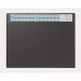 Durable Clear Overlay Calander Desk Mat Notes Protector Pad - 65x52 cm - Black 