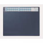 Durable Clear Overlay Calander Desk Mat Notes Protector Pad - 65x52 cm - Blue 720507