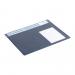 Durable Clear Overlay Calander Desk Mat Notes Protector Pad - 65x52 cm - Blue 