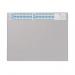 Durable Clear Overlay Calander Desk Mat Notes Protector Pad - 65x52 cm - Grey 