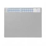 Durable Clear Overlay Calander Desk Mat Notes Protector Pad - 65x52 cm - Grey 720510
