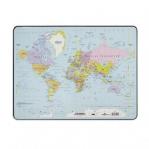 Durable Desk Mat with World Map 53 x 40cm Pack of 5 721119