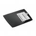 Durable ARTWORK Overlay Desk Mat - Non-Slip with Clear Anti-Glare Cover - Black 722101