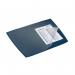 Durable ARTWORK Overlay Desk Mat - Non-Slip with Clear Anti-Glare Cover - Blue 722107