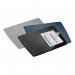 Durable ARTWORK Overlay Desk Mat - Non-Slip with Clear Anti-Glare Cover - Blue 722107