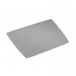 Durable ARTWORK Overlay Desk Mat - Non-Slip with Clear Anti-Glare Cover - Grey 722110