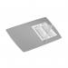 Durable ARTWORK Overlay Desk Mat - Non-Slip with Clear Anti-Glare Cover - Grey 722110