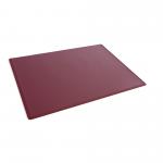 Durable Clear Overlay Non-Slip Desk Mat Notes Protector Pad - 53x40 cm - Red 722203