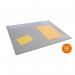 Durable Calendar PC Desk Pad Protector Mat with Clear Overlay - 5 Pack - Grey 722310