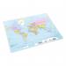 Durable World Map Desk Mat Smooth Non-Slip PC Keyboard Mouse Pad - 50 x 38cm 723119