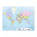 Durable World Map Desk Mat Smooth Non-Slip PC Keyboard Mouse Pad - 50 x 38cm 723119