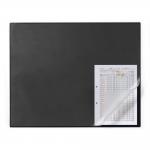 Durable Clear Overlay Edge Protector Desk Mat Pad for Notes - 65x50 cm - Black 729301