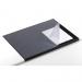 Durable Clear Overlay Edge Protector Desk Mat Pad for Notes - 65x50 cm - Black 