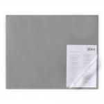 Durable Clear Overlay Edge Protector Desk Mat Pad for Notes - 65x50 cm - Grey 729310