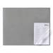 Durable Clear Overlay Edge Protector Desk Mat Pad for Notes - 65x50 cm - Grey 