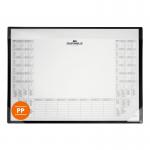Durable Clear Overlay Calendar Keyboard Desk Pad Protector Mat PP - 60 x 43cm 729801