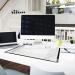 Durable Clear Overlay Calendar Keyboard Desk Pad Protector Mat PP - 60 x 43cm 729801