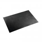 Durable Genuine Leather Non-Slip Desk Mat PC Keyboard Pad - 65x45 cm - Black 730501