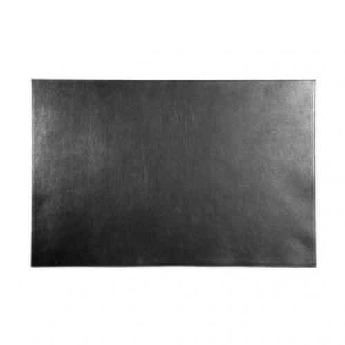 Durable Desk Mat Leather 65x45cm Black 730501
