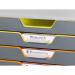 Durable VARICOLOR Desktop Organiser 10 Drawer Colour Coded Modular Storage - A4+ 