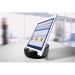 Durable 360 Degree Rotatable Tablet Holder Swivel Stand - Grey 