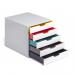 Durable VARICOLOR Desktop Organiser 5 Drawer Colour Coded Modular Storage - A4+ 