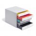 Durable VARICOLOR Desktop Organiser 5 Drawer Colour Coded Modular Storage - A4+ 