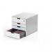 Durable VARICOLOR MIX SAFE Lockable Desktop Organiser 4 Drawer Storage - A4+ 