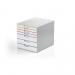 Durable VARICOLOR MIX Desktop Organiser 7 Drawer Colour Coded Storage - A4+ 