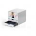 Durable VARICOLOR MIX Desktop Organiser 7 Drawer Colour Coded Storage - A4+ 