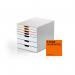 Durable VARICOLOR MIX Desktop Organiser 7 Drawer Colour Coded Storage A4+ 762727