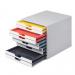 Durable VARICOLOR Desktop Organiser 10 Drawer Colour Coded Modular Storage - A4+ 