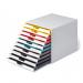 Durable VARICOLOR Desktop Organiser 10 Drawer Colour Coded Modular Storage - A4+ 