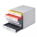 Durable VARICOLOR Desktop Organiser 10 Drawer Colour Coded Modular Storage - A4+ 