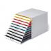 Durable VARICOLOR Desktop Organiser 10 Drawer Colour Coded Modular Storage - A4+ 