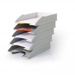 Durable VARICOLOR Stackable Letter Tray Files - 5 Pack - A4+ Colour Coded 770427