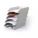 Durable VARICOLOR Stackable Letter Tray Files - 5 Pack - A4+ Colour Coded 