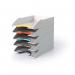 Durable VARICOLOR Stackable Letter Tray Files - 5 Pack - A4+ Colour Coded 770427