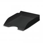 Durable ECO Recycled Plastic Stackable Letter Tray Document File - A4+ Black 775601