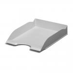 Durable ECO Recycled Plastic Stackable Letter Tray Document File - A4+ Grey 775610