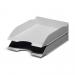 Durable ECO Recycled Plastic Stackable Letter Tray Document File - A4+ Grey 