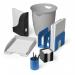 Durable ECO Magazine Rack Recycled Plastic File Organiser - 6 Pack - A4 Black 775701