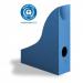 Durable ECO Magazine Rack Recycled Plastic File Organiser - 6 Pack - A4 Blue 775706