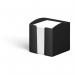 Durable ECO 800 Sheet Note Box Memo Pad - Blue Angel Certified - 6 Pack - Black 775801
