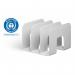 Durable ECO Recycled Plastic Magazine Stand Desk File Holder - 2 Pack - Grey 776110