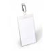 Durable Clip Name Tag ID Badge Card Holders - 25 Pack - Vertical 90 x 60mm 800219