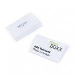Durable Pin Name Badge 54x90mm Transparent - Pack of 50 800419