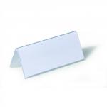 Durable Table Place Name Holder 61 x 150mm Transparent - Pack of 25 805019