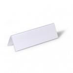 Durable Table Place Name Holder 61 x 210mm Transparent Pack of 25 805219